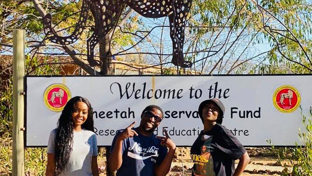 Namibian Music Artists Visit CCF and Make Music to Support the Cheetah